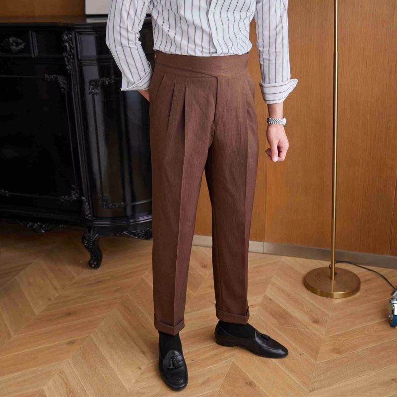 formal double breasted suit, slim fit men’s suit, elegant men’s suit, ribbed texture suit, classic formal suit