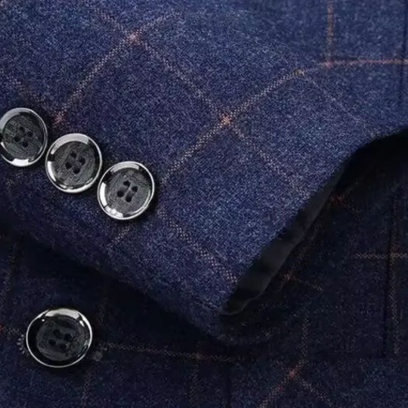 men’s plaid blazer, slim fit blazer, smart casual blazer, fashion men’s blazer, modern plaid jacket