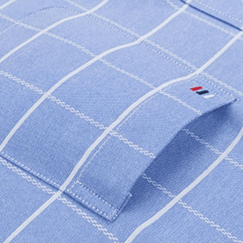 men plaid dress shirt, oxford cotton shirt, men formal shirt, smart casual shirt, luxury menswear