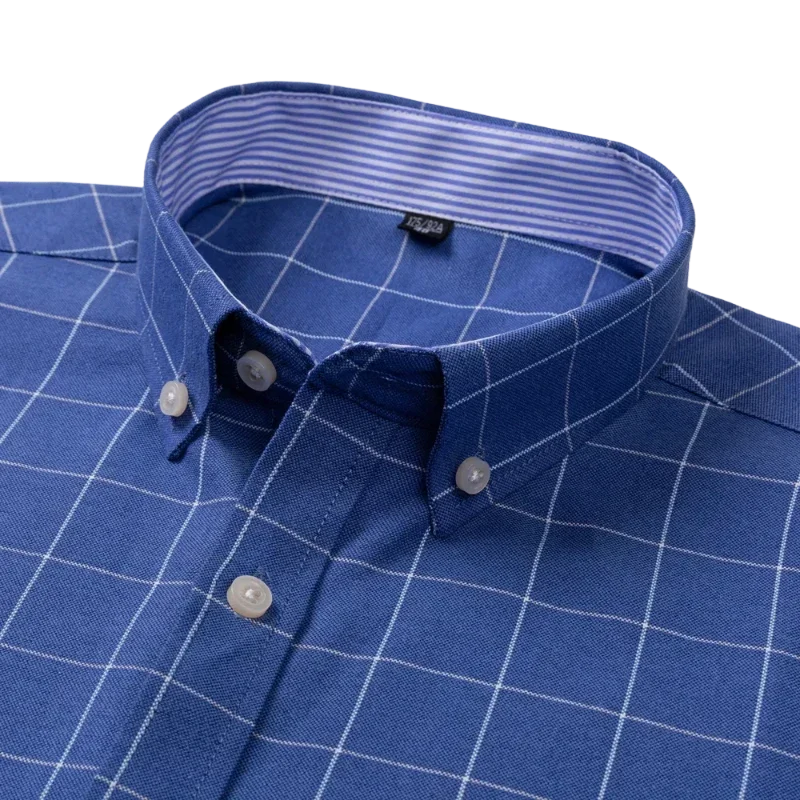 men checkered dress shirt, striped dress shirt men, cotton mens shirt, smart casual shirt men, premium menswear