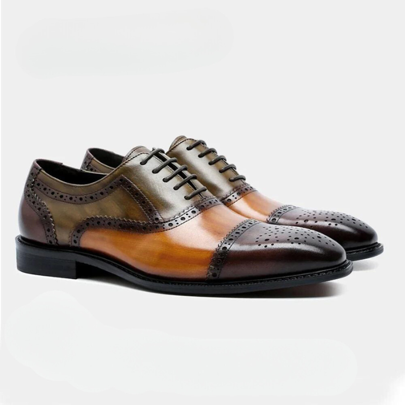 Sapato Oxford Italiano de Couro, Sapato de Couro, Sapato Oxford, Sapato Italiano, sapato tricolor