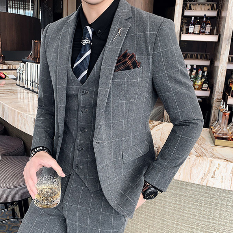 suit, Modern Suit, modern men’s suit, Modern Checkered Men’s Suit, men’s suit, checkered suit, checkered men’s suit