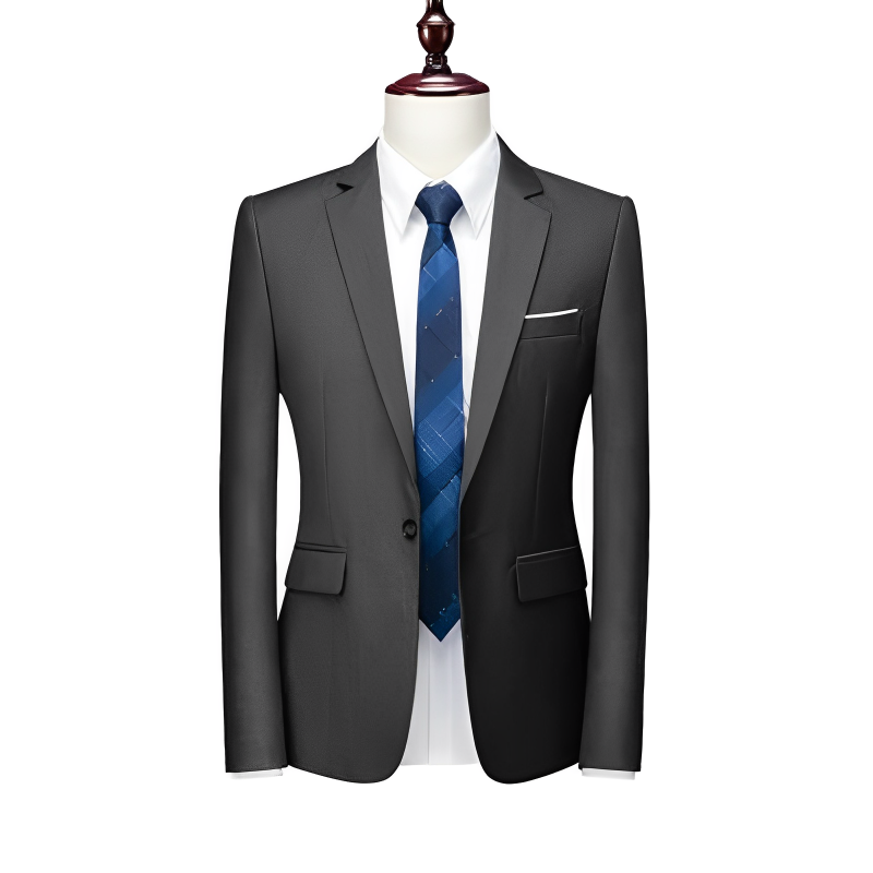 classic blazer, solid men’s blazer, Maximus blazer, elegant men’s jacket, versatile blazer
