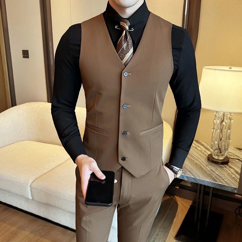 men’s solid waistcoat, formal men’s vest, slim fit waistcoat, classic men’s waistcoat, men’s suit waistcoat