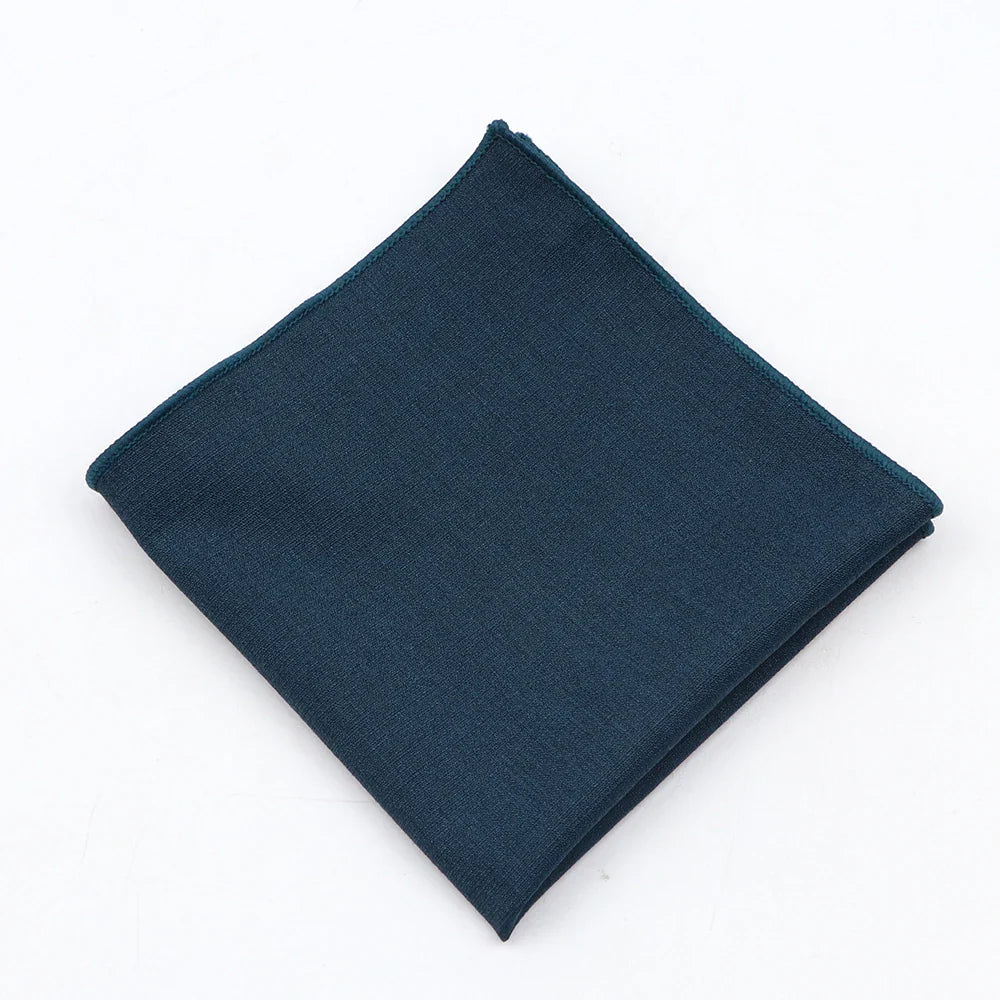 Solid men’s pocket square, minimalist pocket square for suits, bamboo cotton pocket square, wedding pocket square, classic men’s suit accessory