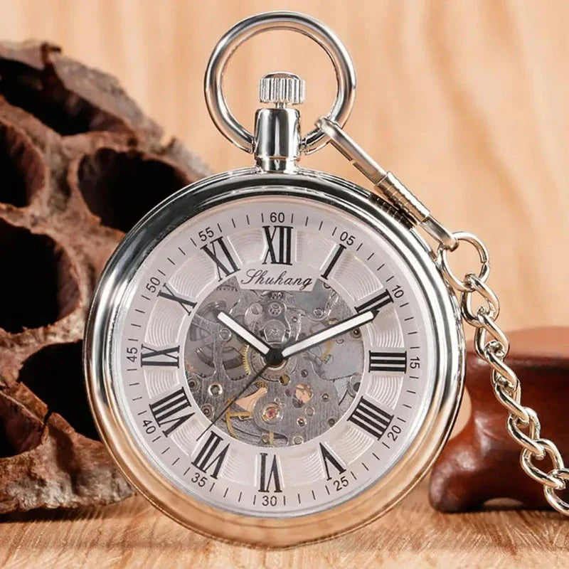 mechanical pocket watch, classic pocket watch, automatic pocket watch, vintage pocket watch, men’s pocket watch, luxury pocket watch, Maximus watch accessories