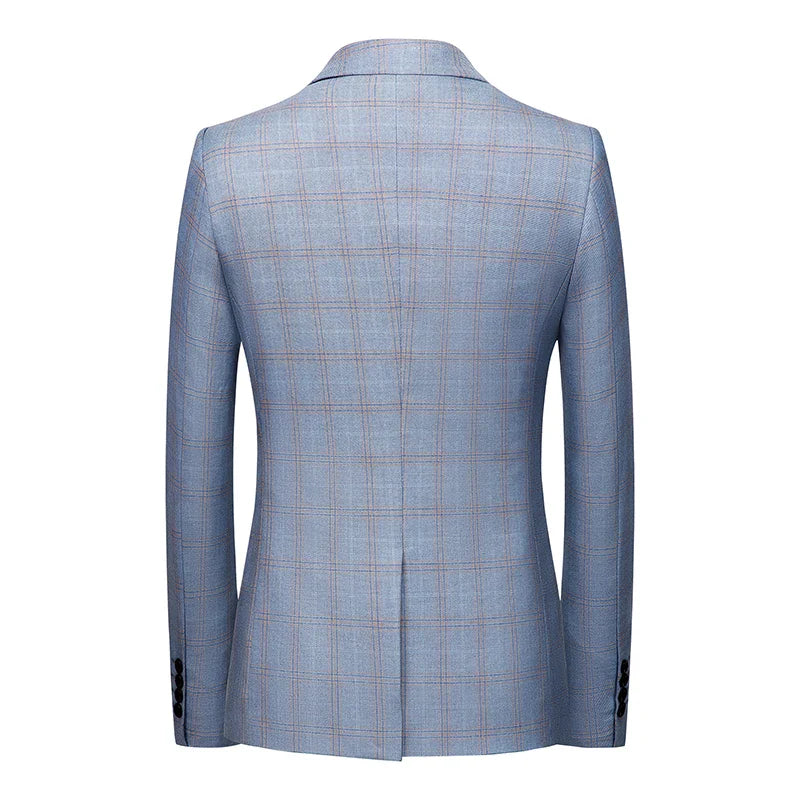 men’s plaid blazer, fashion men’s blazer, slim fit blazer, british style blazer, men’s formal blazer