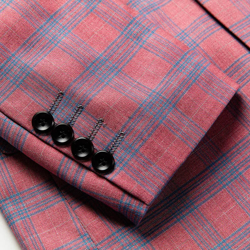 men’s plaid blazer, fashion men’s blazer, slim fit blazer, british style blazer, men’s formal blazer