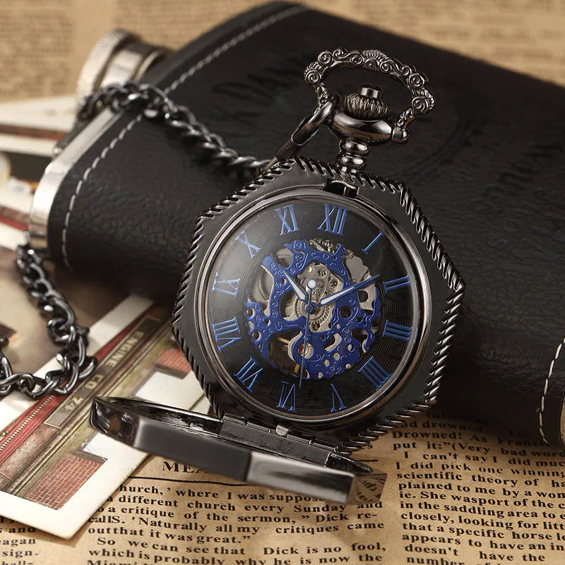 octagonal pocket watch, mechanical pocket watch, automatic pocket watch, vintage pocket watch, robust pocket watch, men’s pocket watch, Maximus watch accessories