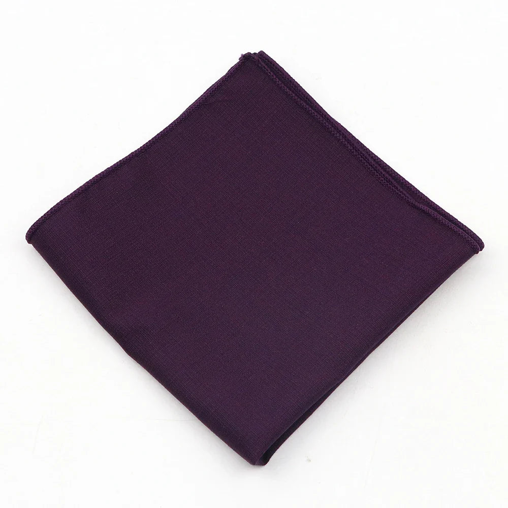 Solid men’s pocket square, minimalist pocket square for suits, bamboo cotton pocket square, wedding pocket square, classic men’s suit accessory