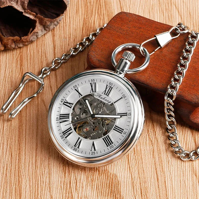 mechanical pocket watch, classic pocket watch, automatic pocket watch, vintage pocket watch, men’s pocket watch, luxury pocket watch, Maximus watch accessories