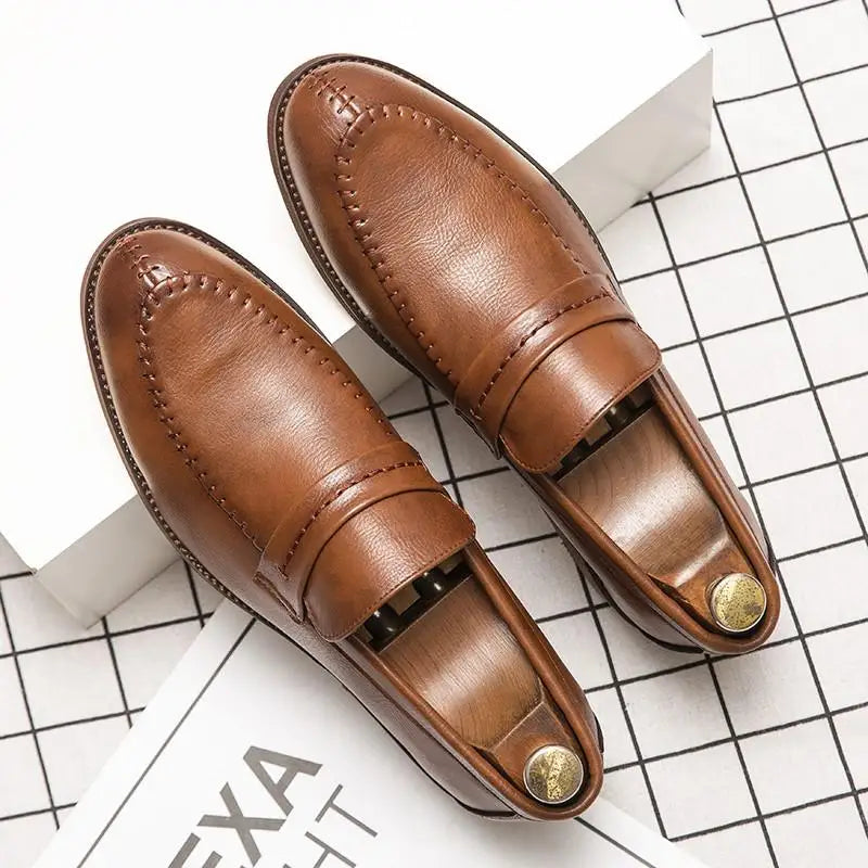 men’s italian loafers, men's loafers, loafers, italian style loafers, formal men footwear, elegant men shoes, classic men loafers