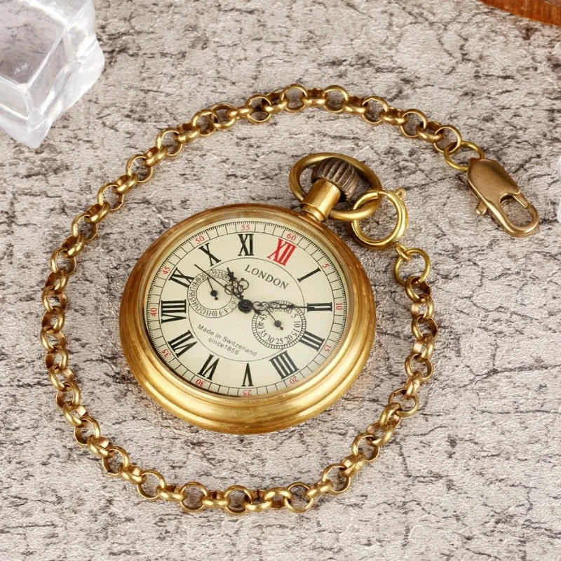 Relógio de Bolso, Relógio de bolso Vintage, Relógio de bolso antigo, relógio de bolso dourado