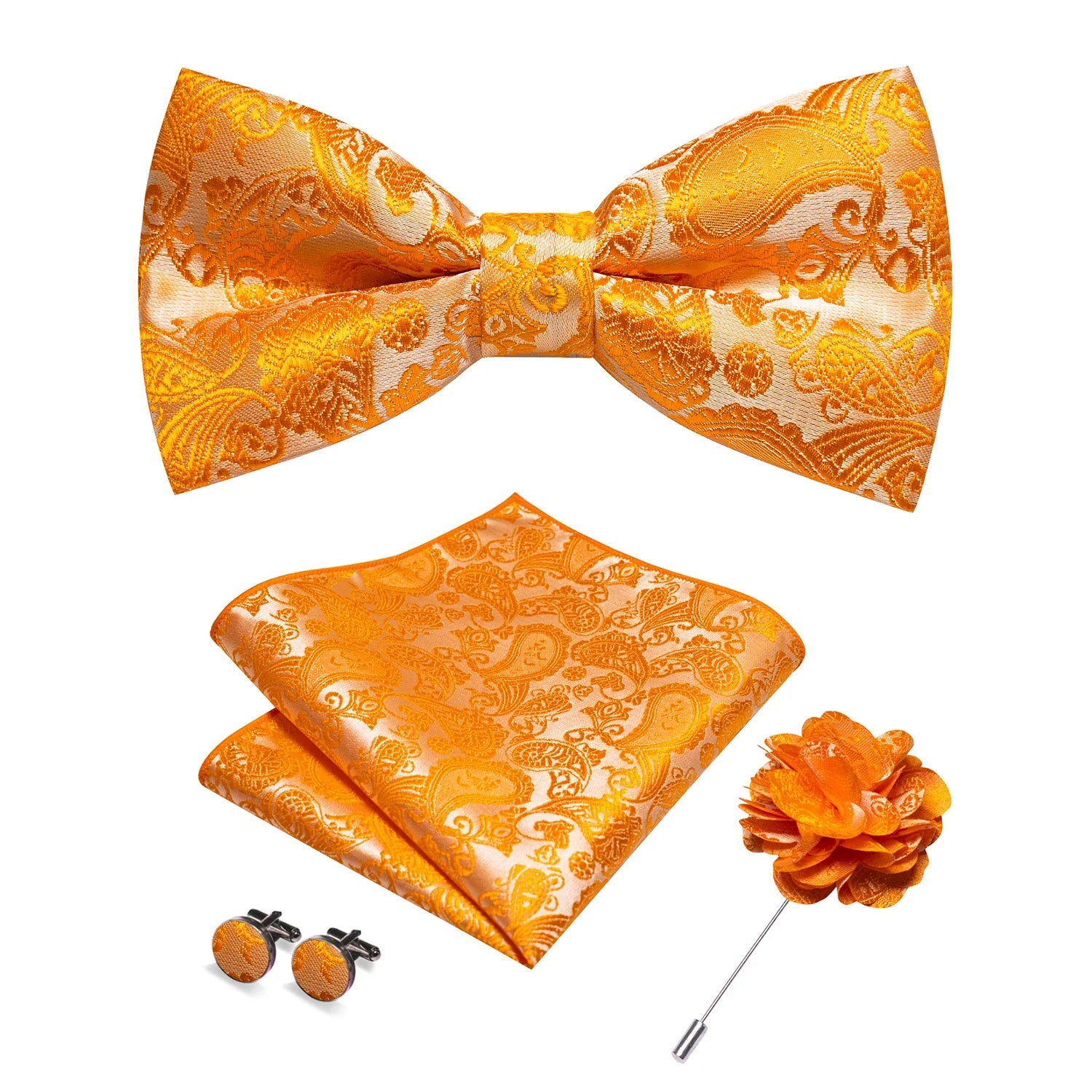 Elegant Patterned Bow Tie Set Maximus