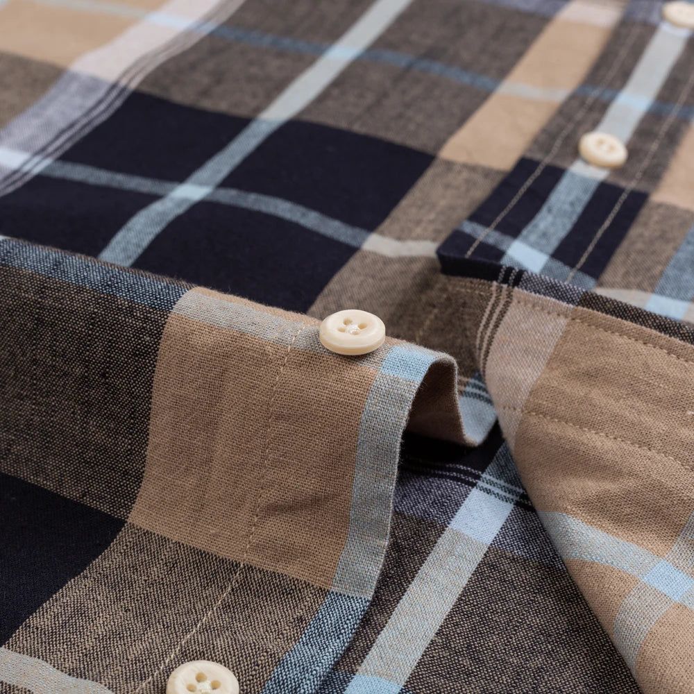 men checkered cotton dress shirt, cotton dress shirt men, formal men shirt, classic checkered shirt, premium menswear