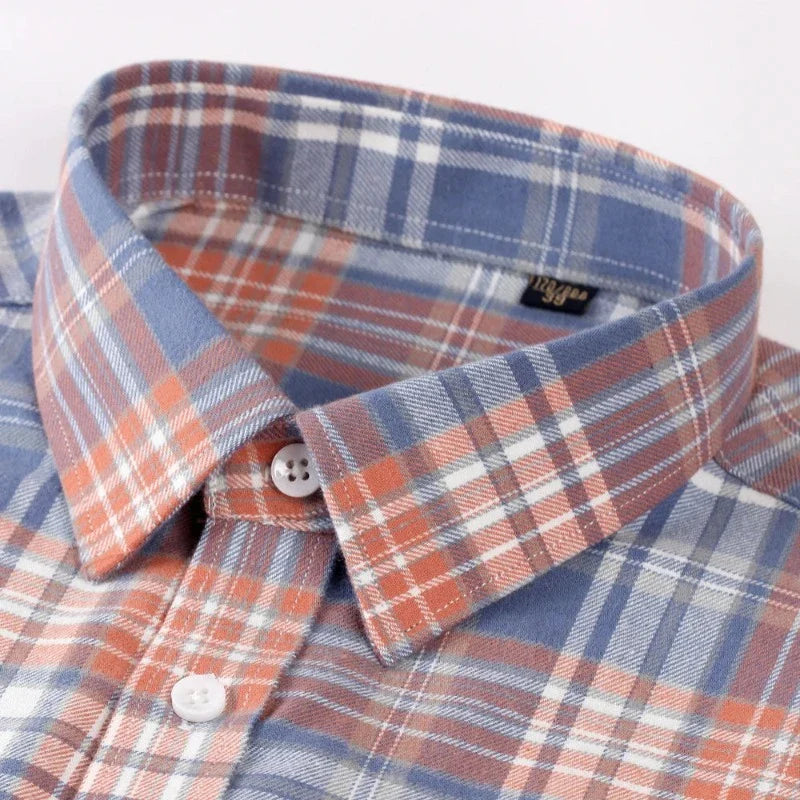 men flannel checkered shirt, plaid flannel shirt men, casual mens flannel shirt, cotton flannel shirt men, premium menswear
