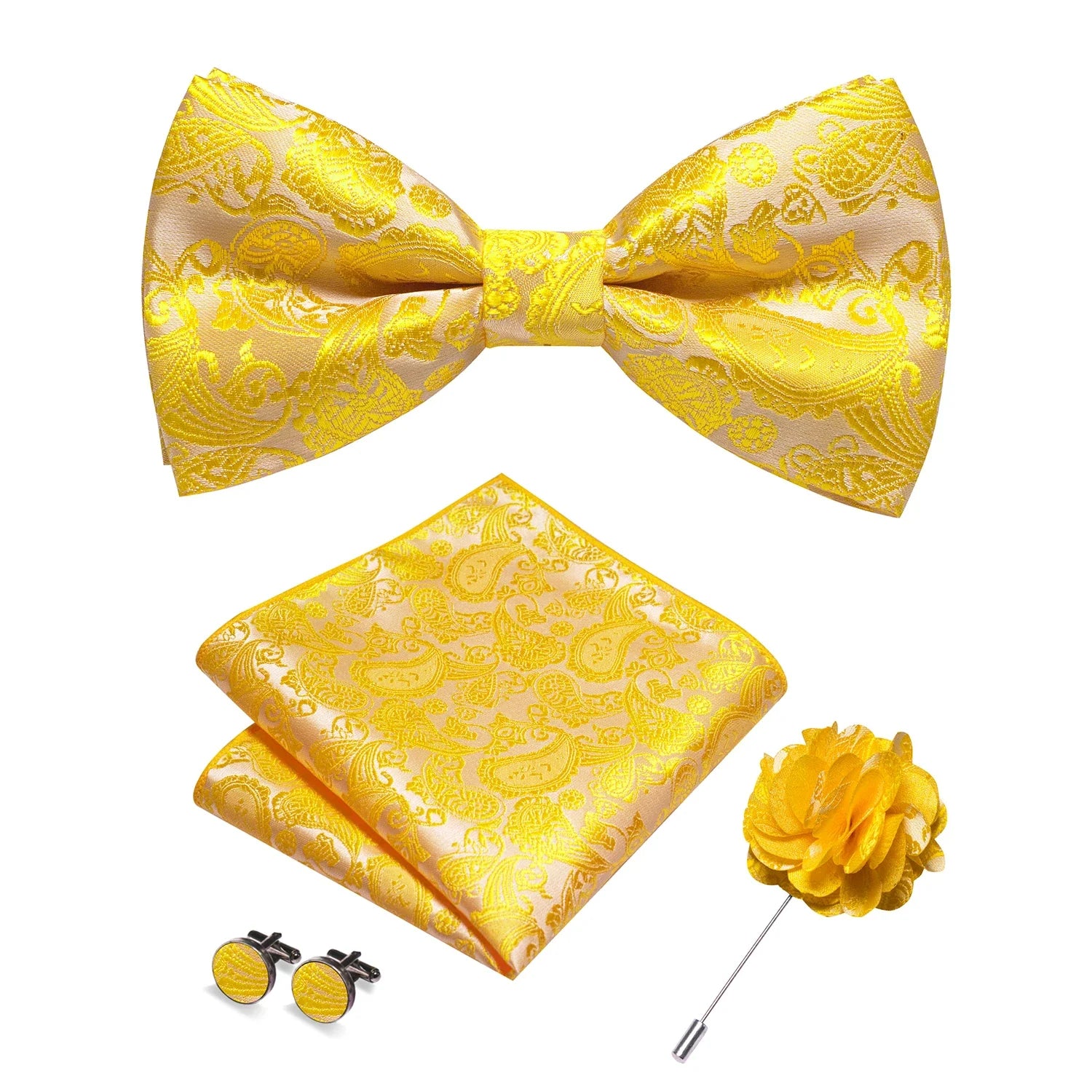 Elegant Patterned Bow Tie Set Maximus