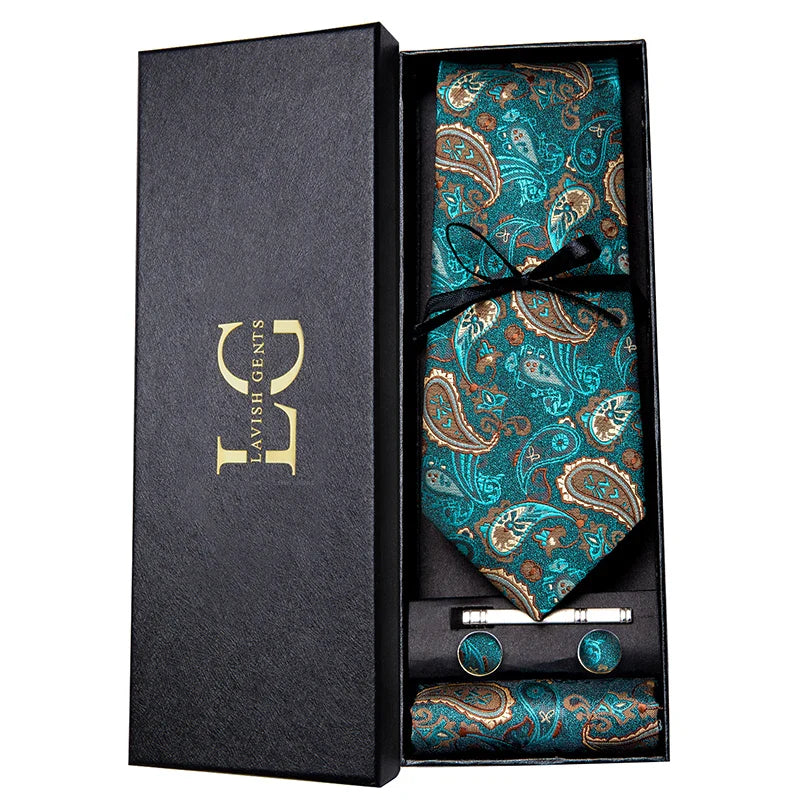 wedding tie gift set, Tie Set, Tie, silk tie and pocket square, patterned tie set, men’s formal accessories set, Maximus luxury, Luxury Tie Set, luxury silk tie set, Luxury Patterned Tie Set, elegant men accessories