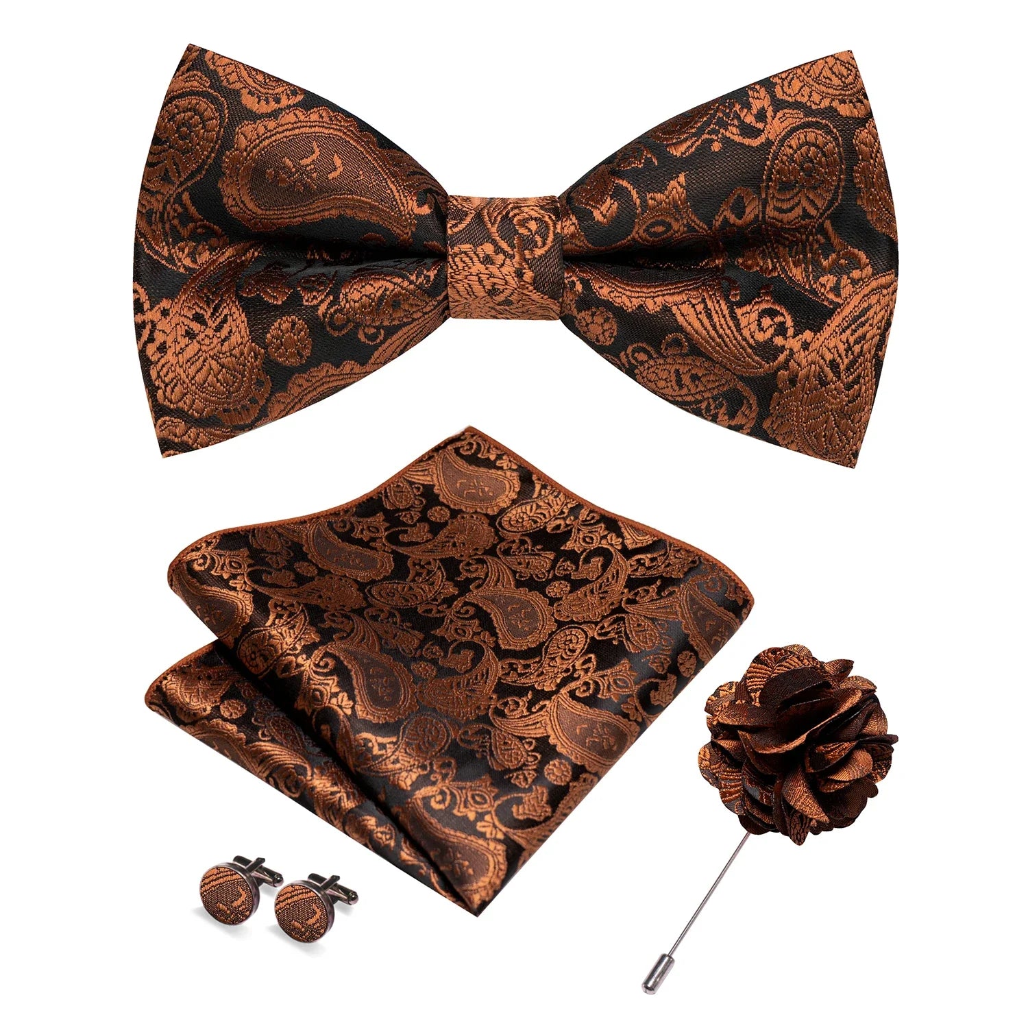 Elegant Patterned Bow Tie Set Maximus