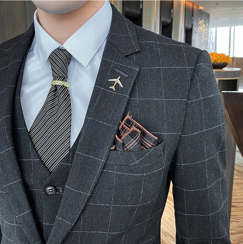 suit, Plaid Suit, men’s suit, Men’s Slim Plaid Suit, Men’s Slim Elegant Plaid Suit, Men’s Plaid Suit, Men’s Elegant Suit, Men’s Elegant Plaid Suit, elegant suit