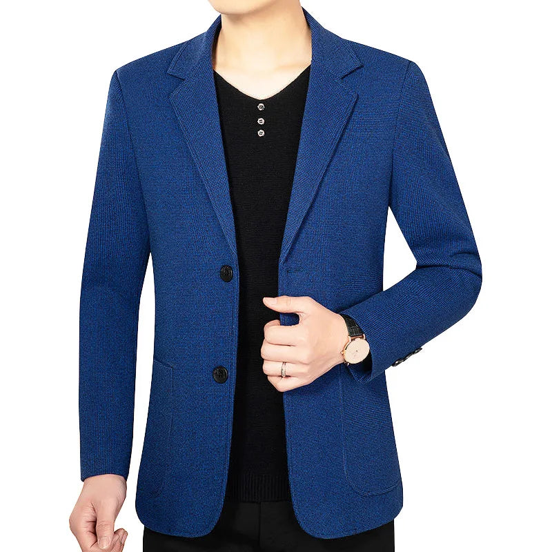 slim men's blazer, classic men's blazer, smart casual blazer, Maximus men's blazer, elegant men's jacket