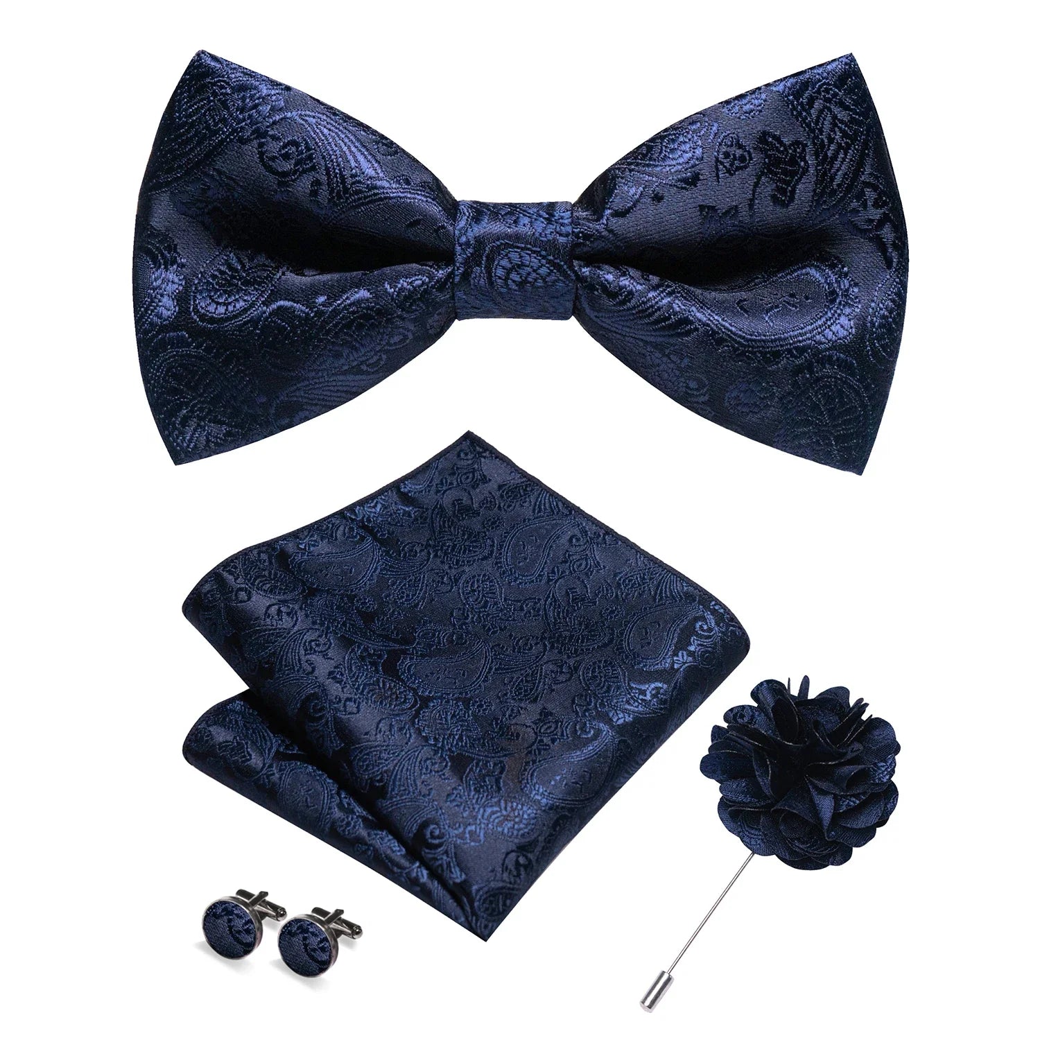 Elegant Patterned Bow Tie Set Maximus