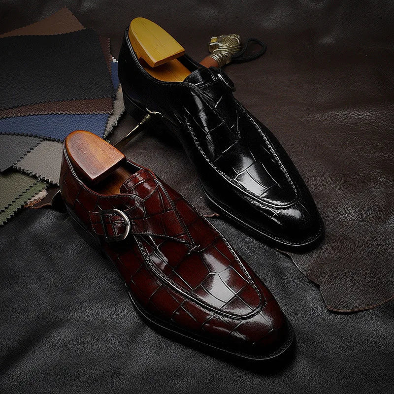 men’s buckle dress shoes, luxury men’s dress shoes, monk strap shoes men, elegant men’s formal shoes, smart casual men’s shoes