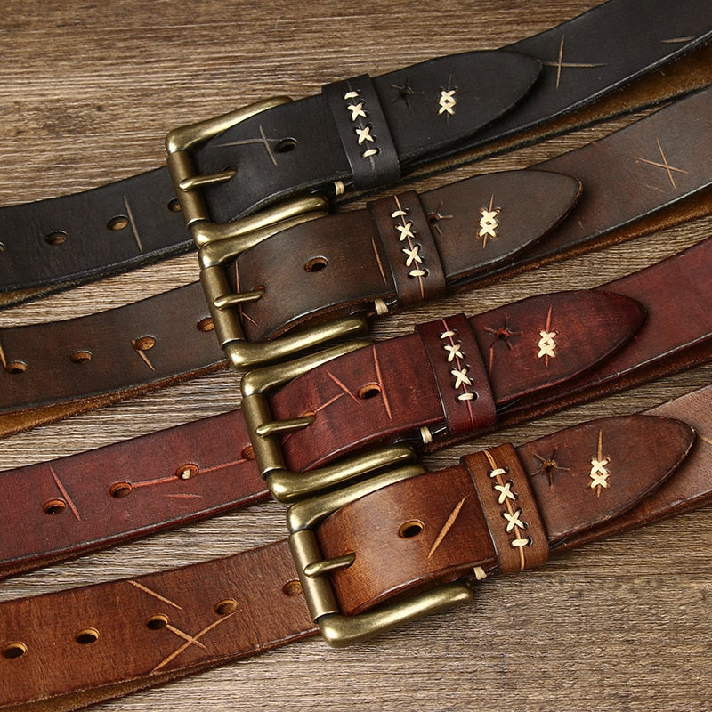vintage leather belt for men, genuine leather men belt, classic men leather belt, formal and casual men belt, maximus men accessories
