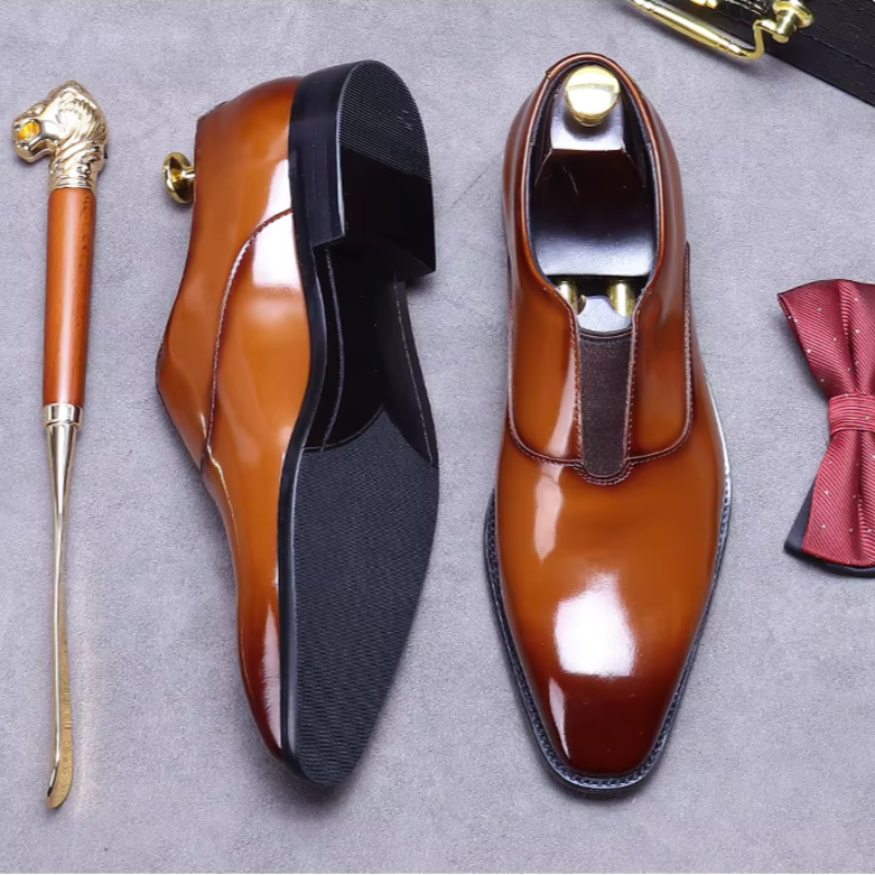 premium leather dress shoes men, slip-on formal shoes men, classic men’s leather shoes, elegant men’s dress footwear, professional men’s formal shoes