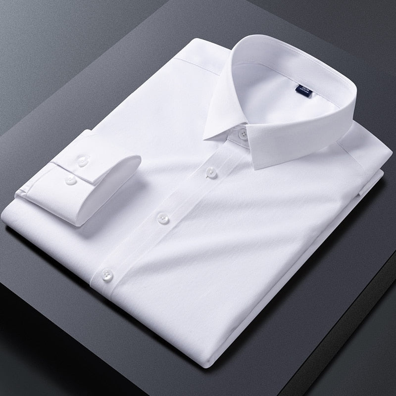 men premium dress shirt, luxury mens shirt, bamboo fiber shirt, smart casual shirt, formal menswear