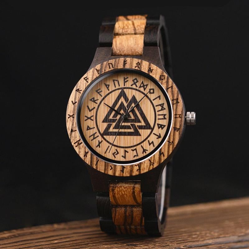 Wristwatch, Wood Wristwatch, Viking Wristwatch, Men’s Wristwatch, men’s wood wristwatch, Men’s Viking Wristwatch