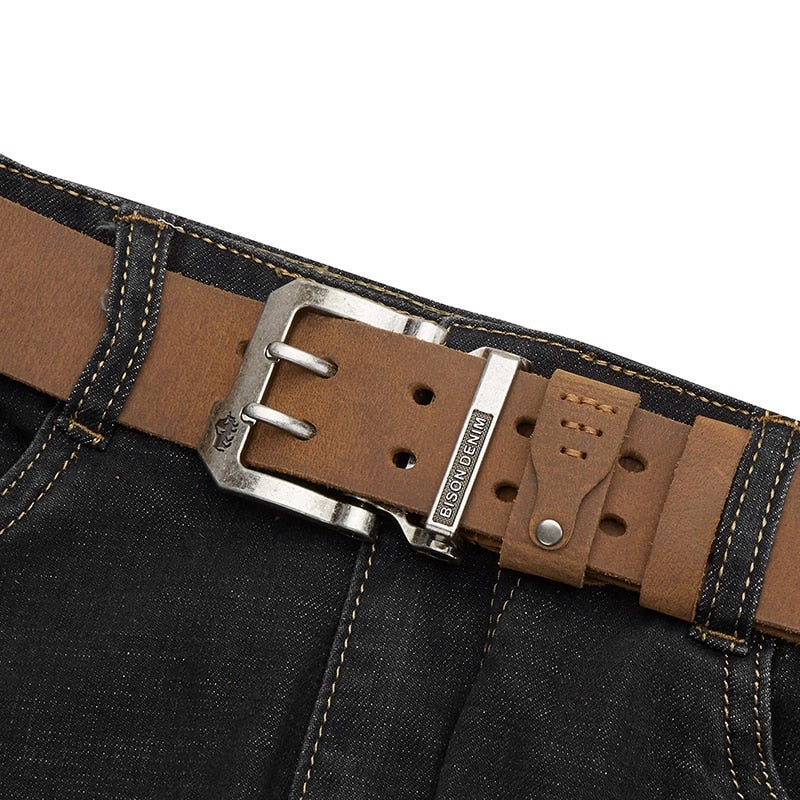 bison leather belt, men’s genuine leather belt, luxury men belt, classic leather belt for men, maximus men accessories
