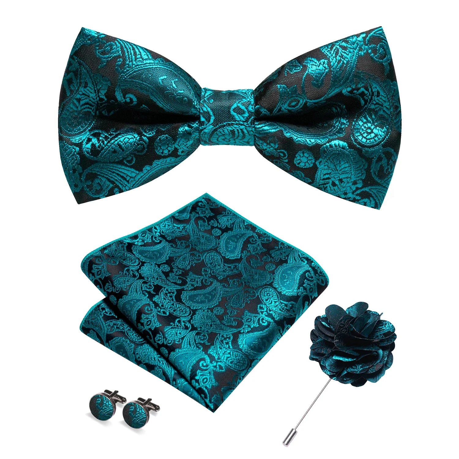 Elegant Patterned Bow Tie Set Maximus