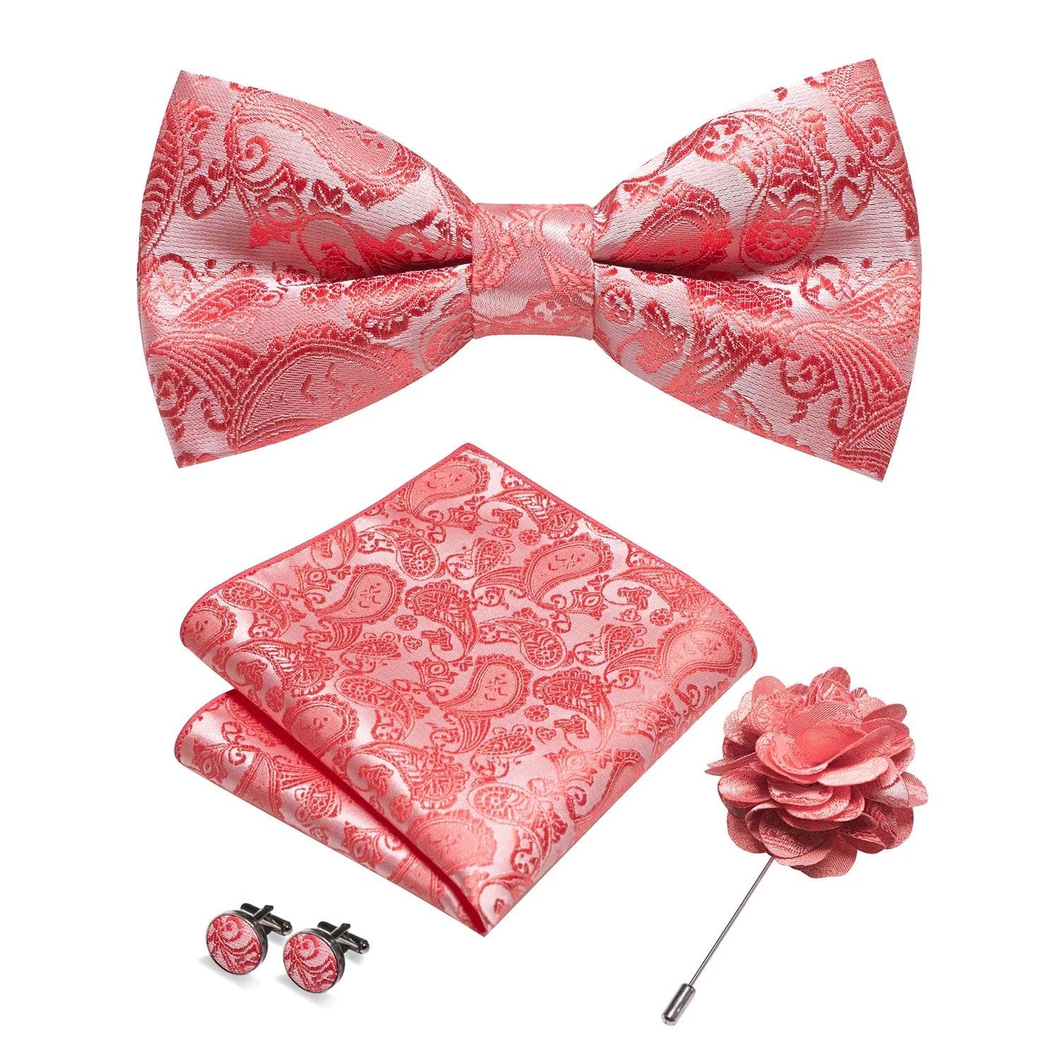 Elegant Patterned Bow Tie Set Maximus