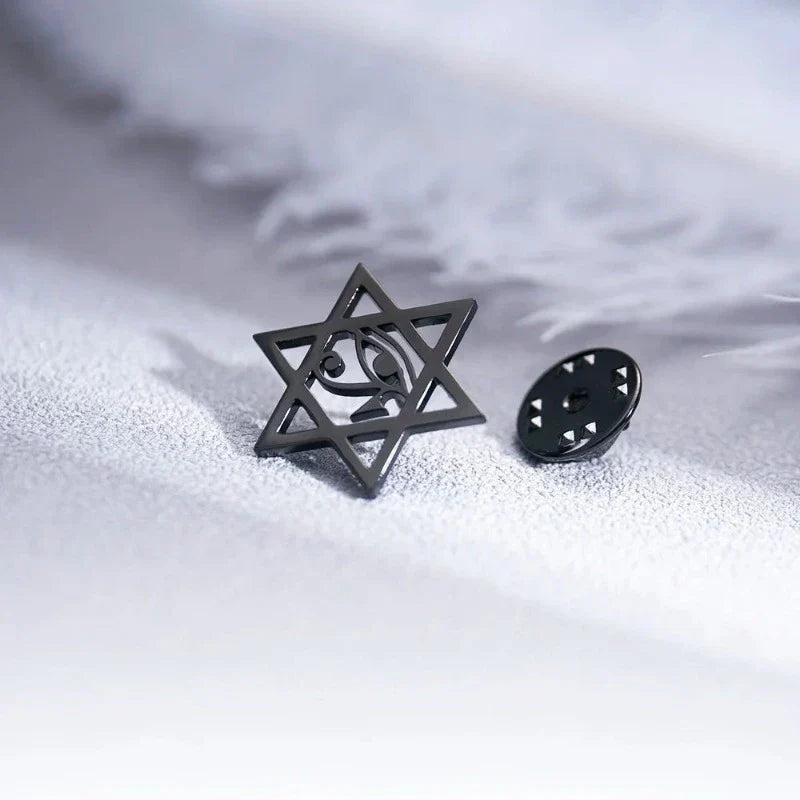 suit brooch, Star of David Suit Brooch, star of david brooch, Star of David, silver suit brooch, men’s suit brooch, men’s lapel pin, formal men’s accessories, brooch