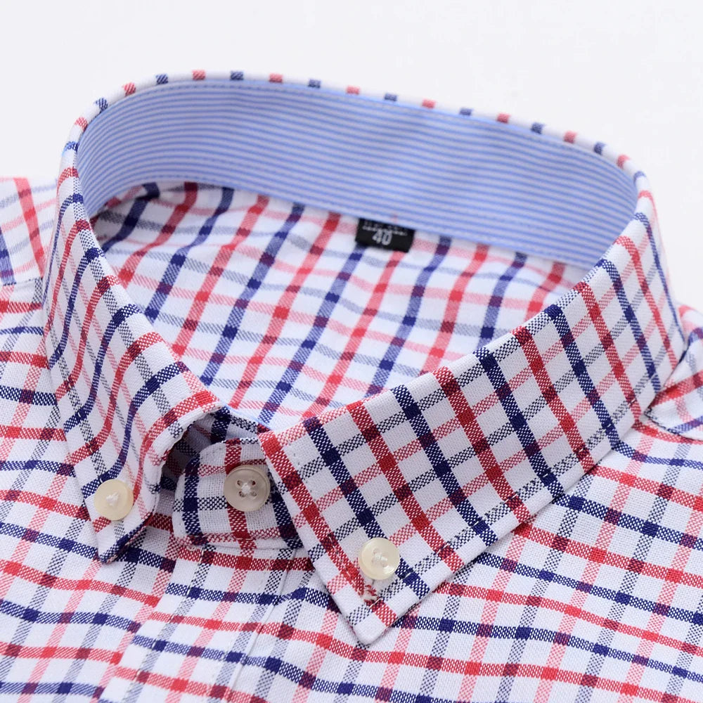 men oxford plaid shirt, men plaid dress shirt, oxford cotton shirt men, casual men dress shirt, premium men shirt