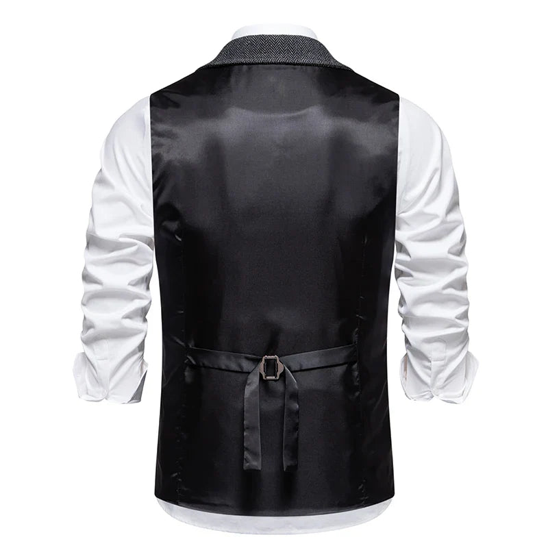 men’s lapel waistcoat, vintage men’s waistcoat, formal men’s vest, classic men’s waistcoat, stylish men’s vest