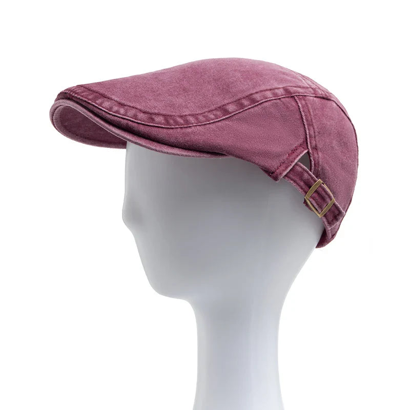 Plaid men’s beret, modern men’s cap Maximus, Men’s Denim Style Beret, Men’s Denim Beret, Men’s Beret, jeans style beret men Maximus, Denim men’s beret Maximus, Denim Beret, cotton men’s beret Maximus, casual stylish hat men Maximus, Beret