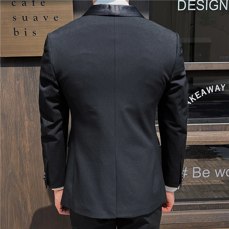 slim fit tuxedo, formal tuxedo for men, modern men’s tuxedo, elegant tuxedo, wedding tuxedo