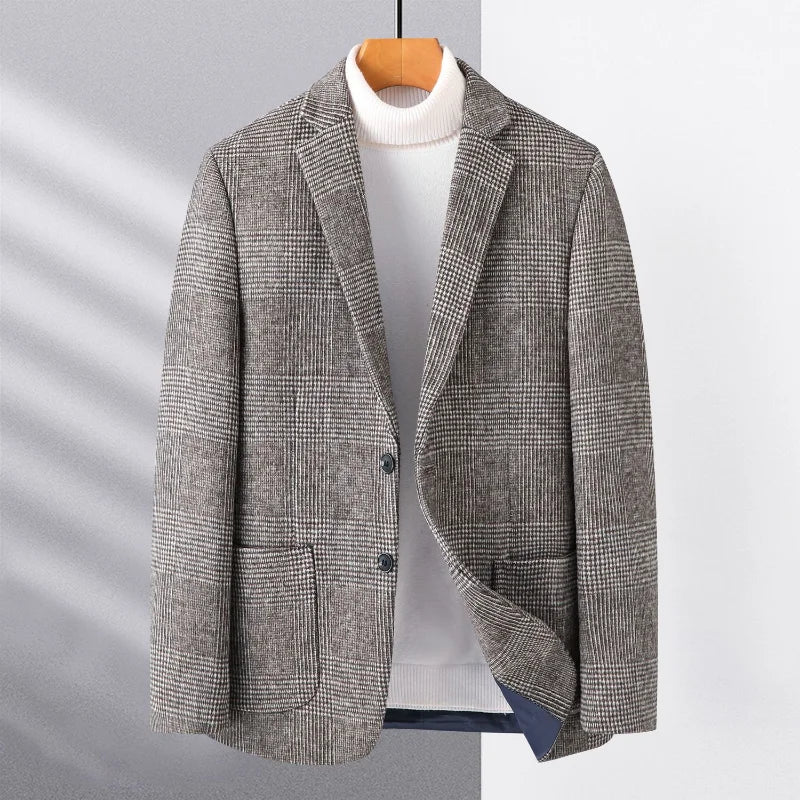 men’s wool blazer, Maximus blazer, smart casual blazer, premium men’s jacket, wool blend blazer