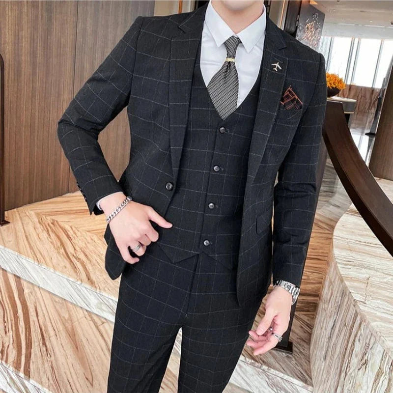 suit, Plaid Suit, men’s suit, Men’s Slim Plaid Suit, Men’s Slim Elegant Plaid Suit, Men’s Plaid Suit, Men’s Elegant Suit, Men’s Elegant Plaid Suit, elegant suit