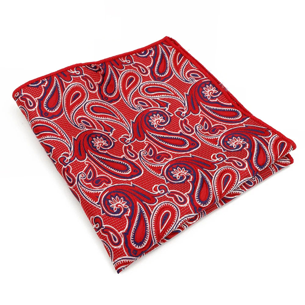 Patterned men’s pocket square, modern pocket square for suits, polyester pocket square, wedding pocket square, stylish men’s suit accessory