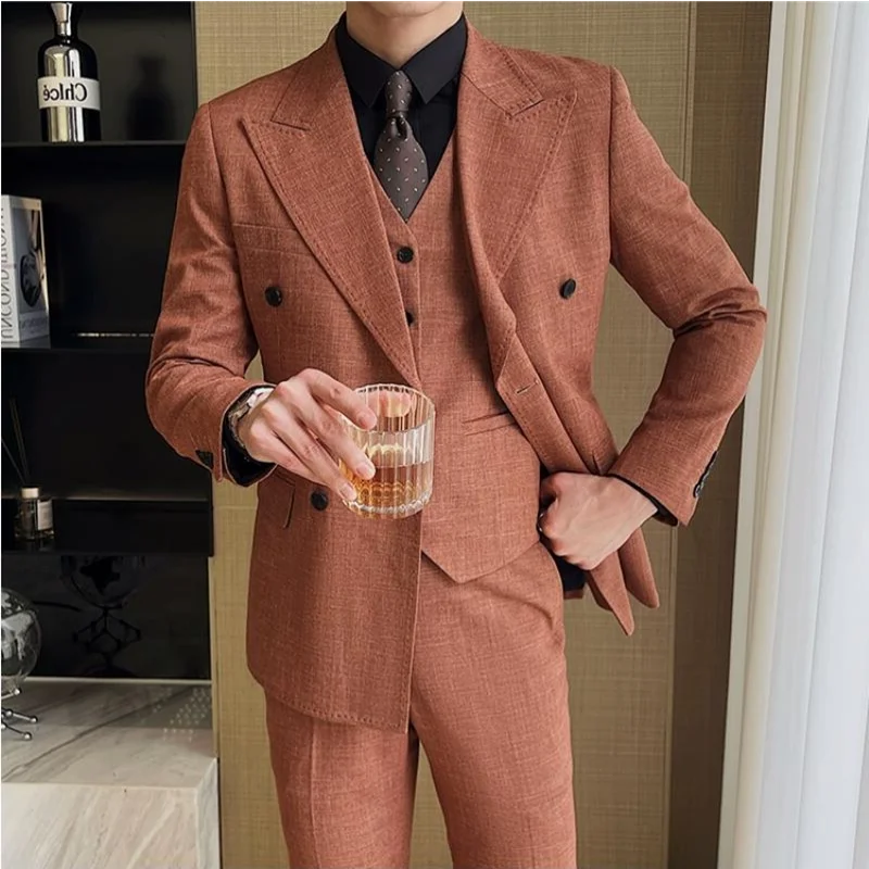 suit, men’s suit, Men’s Elegant Suit, Men’s Elegant Double-Breasted Suit, Men’s Double-Breasted Suit, Men's Double-Breasted Suit, Maximus Men’s Elegant Double-Breasted Suit, elegant suit, double-breasted suit