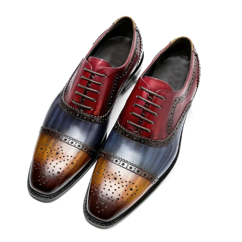 Sapato Oxford Italiano de Couro, Sapato de Couro, Sapato Oxford, Sapato Italiano, sapato tricolor