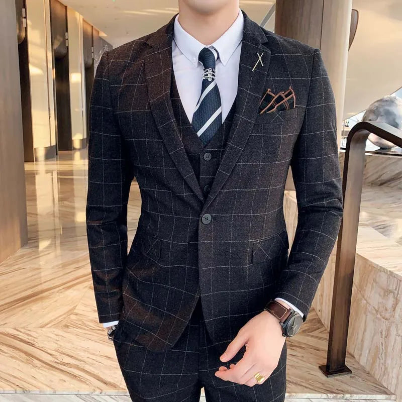 suit, Modern Suit, modern men’s suit, Modern Checkered Men’s Suit, men’s suit, checkered suit, checkered men’s suit
