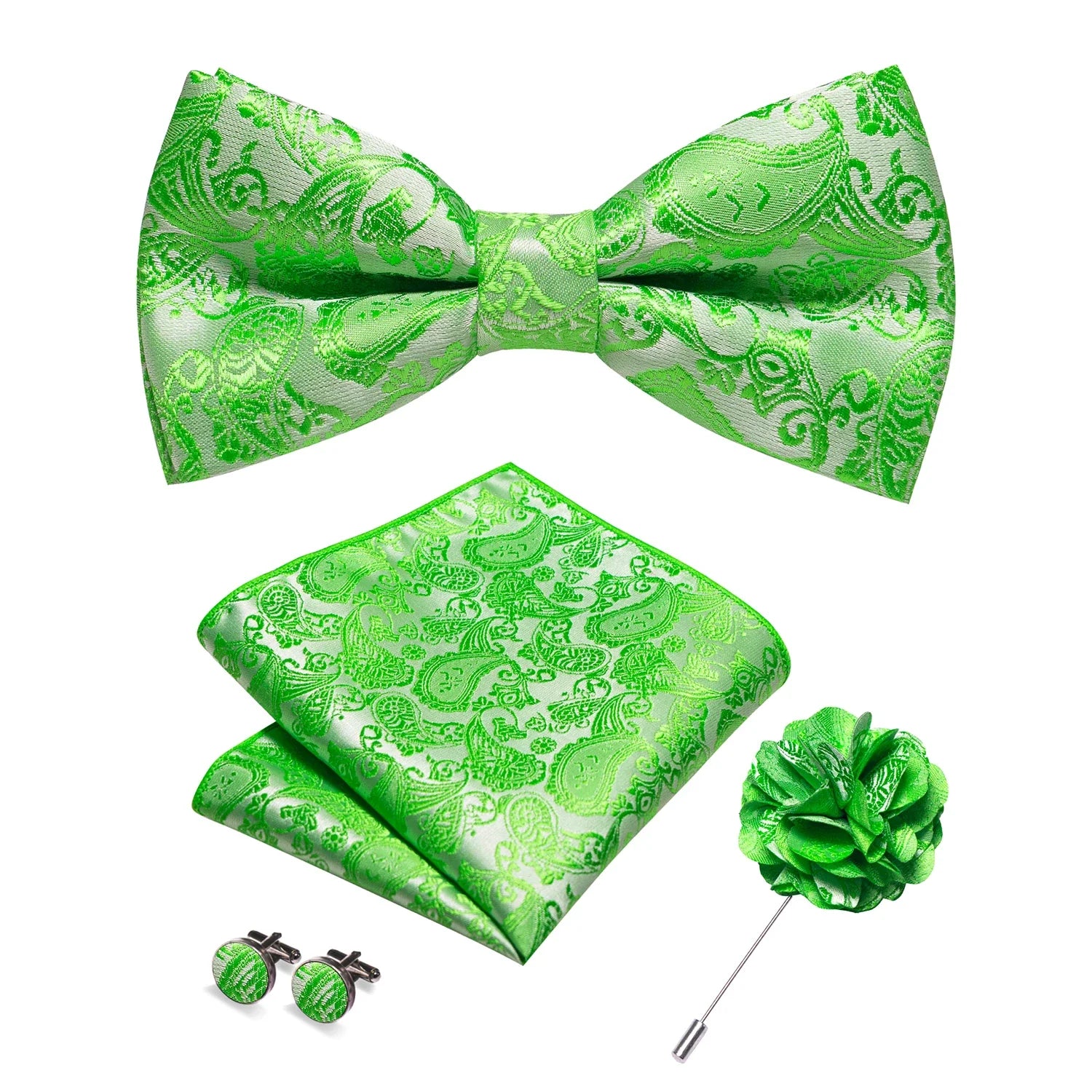 Elegant Patterned Bow Tie Set Maximus