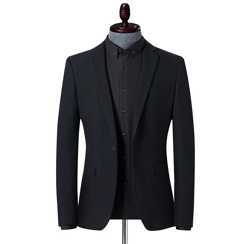 black men’s blazer, slim fit blazer, Maximus blazer, formal men’s jacket, premium men’s blazer