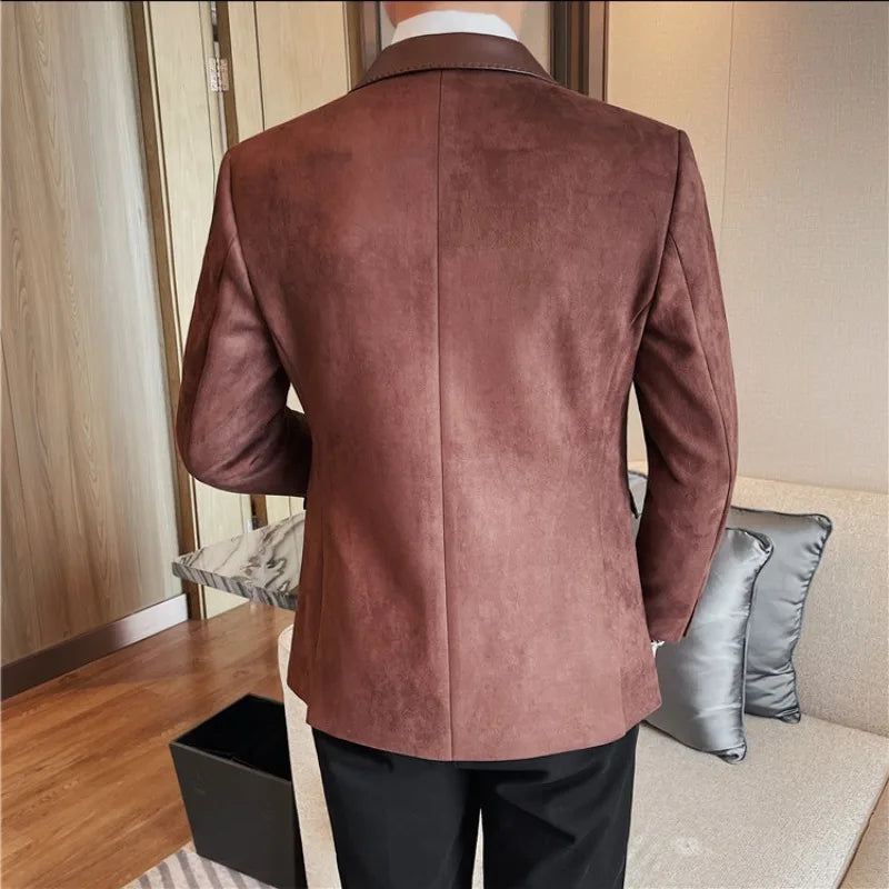men’s velvet blazer, luxury men’s blazer, smart casual blazer, formal men’s blazer, Maximus blazer