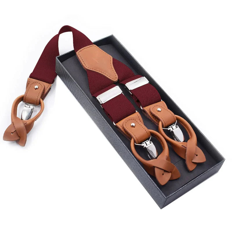men’s elegant suspenders, leather suspenders for men, adjustable men’s suspenders, formal men’s suspenders, men’s fashion accessories, Suspenders, men’s suspenders
