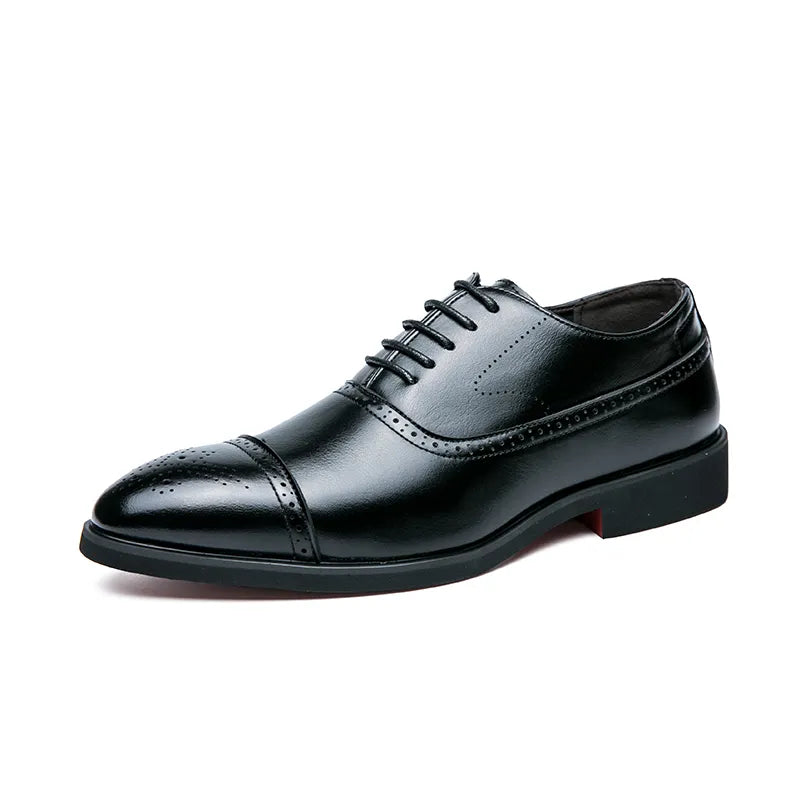 men’s oxford shoes, formal oxford shoes, elegant business footwear, synthetic leather dress shoes, classic formal shoes, Maximus elegance shoes